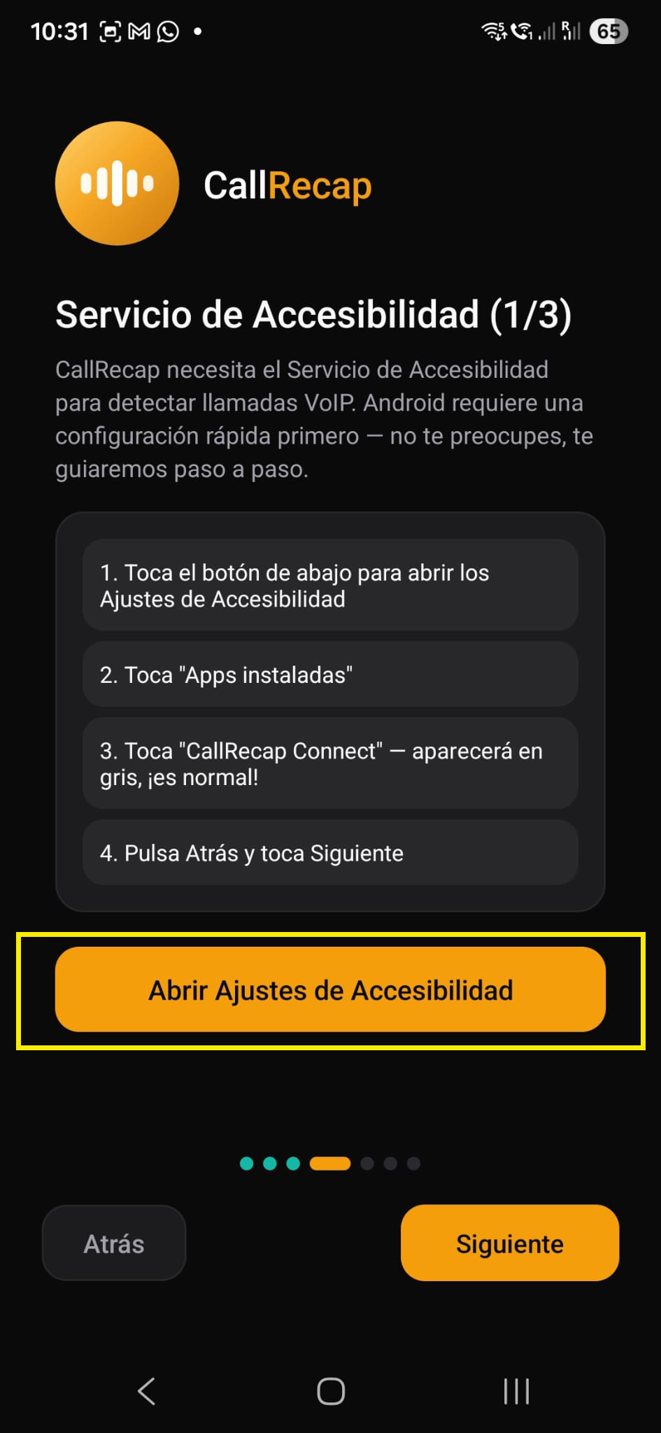 Accessibility step